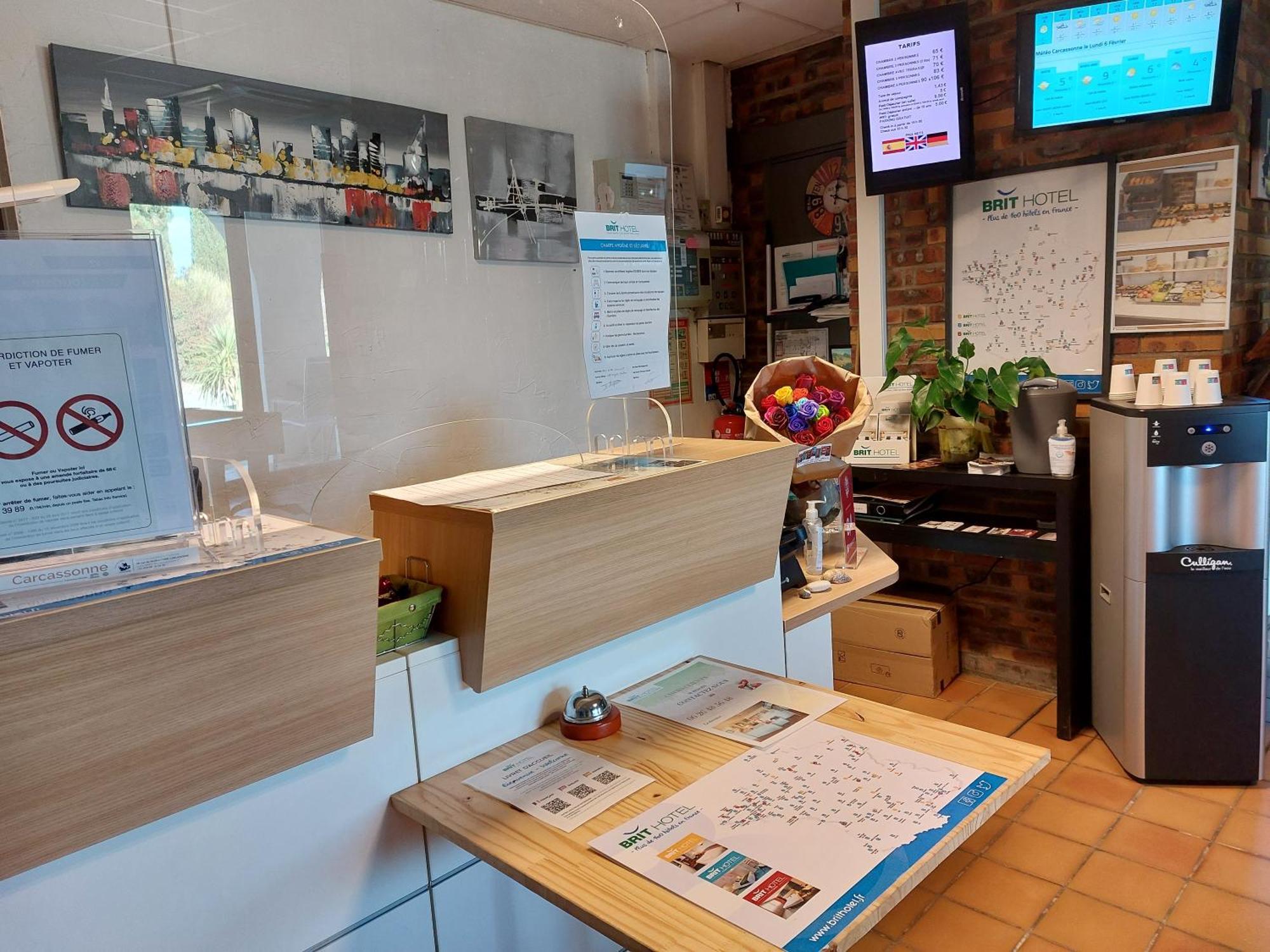 Brit Hotel Bosquet Carcassonne Cite ภายนอก รูปภาพ